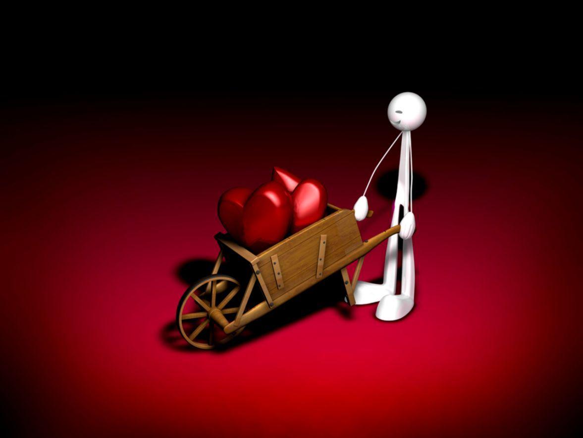 1177x883 Funny Cartoon Love Wallpaper HD Desktop