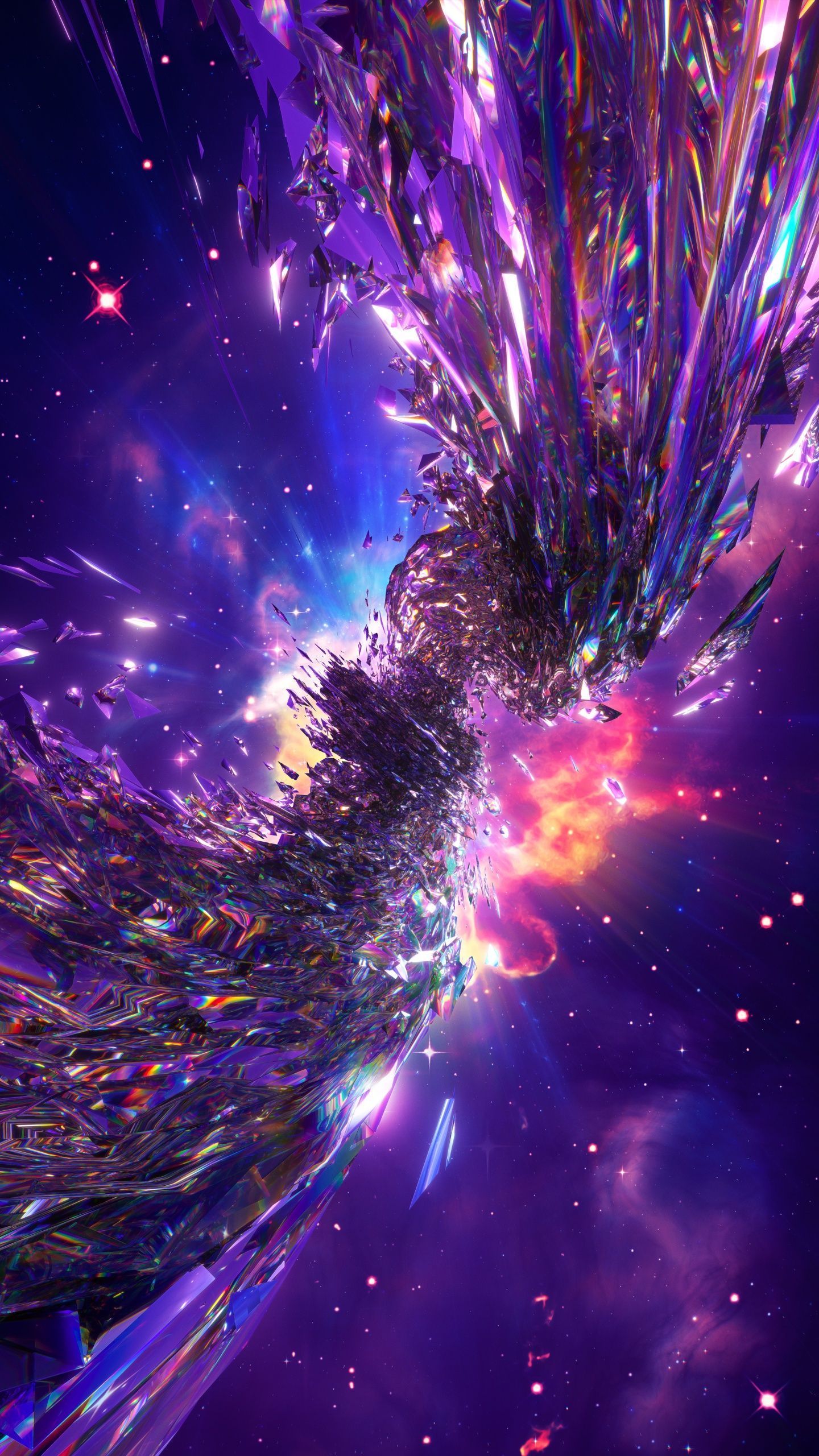 1440x2560 Swarm Wallpaper 4K, Colorful, Cataclysm