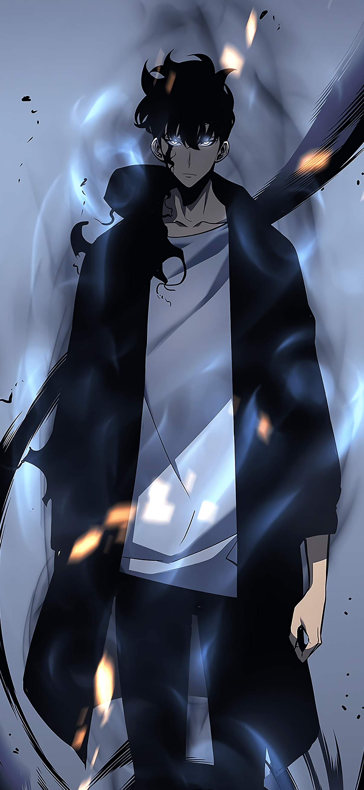 1205x2610 Solo Leveling HD iPhone Wallpaper