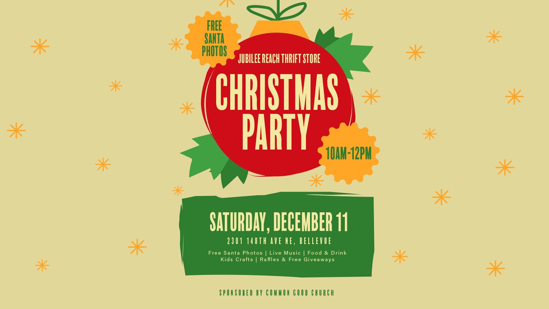 1920x1080 Christmas Party for a Cause 2021