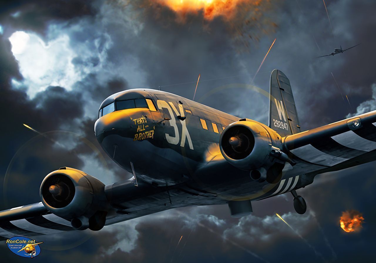 1280x896 Wallpaper Airplane C 47 'That's All