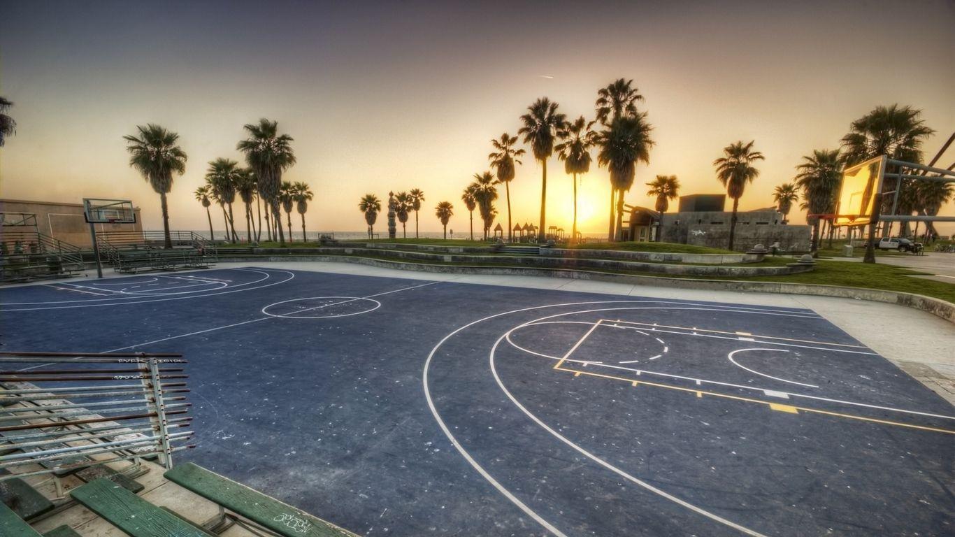 1366x768 Download wallpaper 1366x768 los angeles, california, sunset