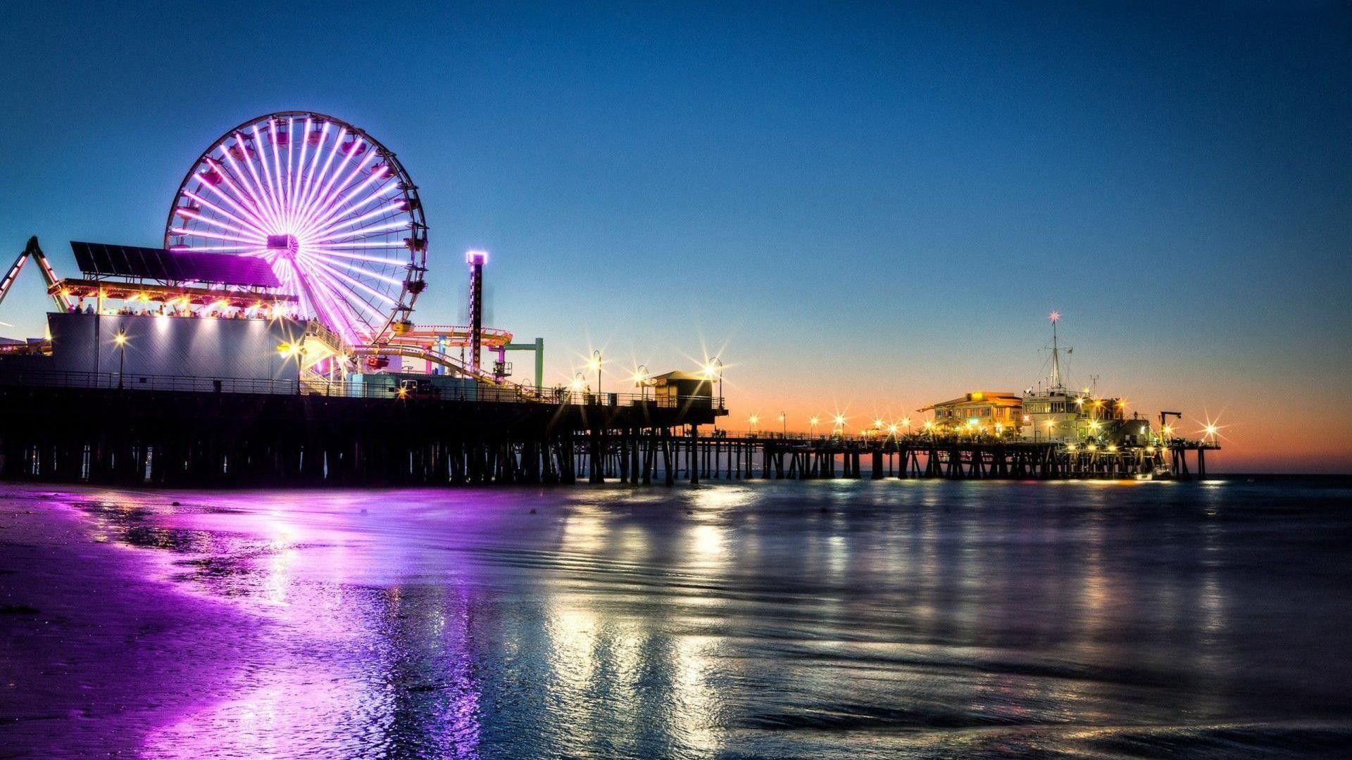 Santa Monica Pier iPhone Wallpapers  Wallpaper Cave