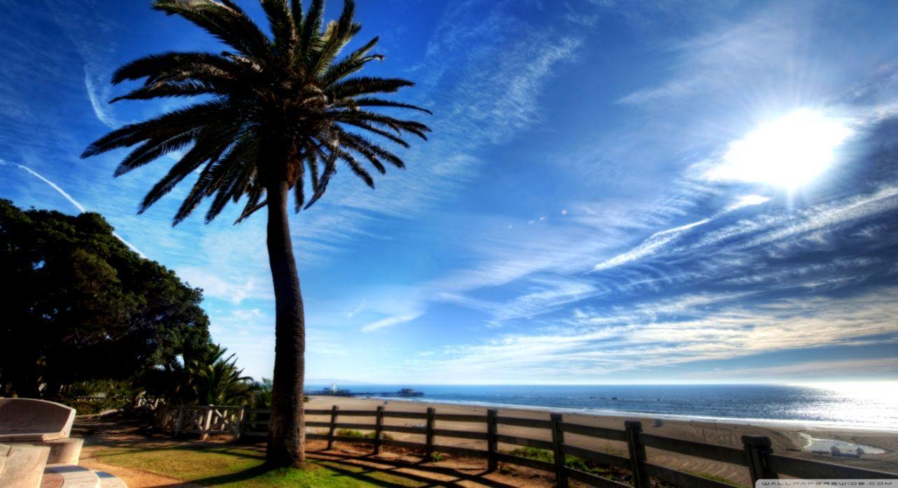 1284x698 Santa Monica HD Wallpaper