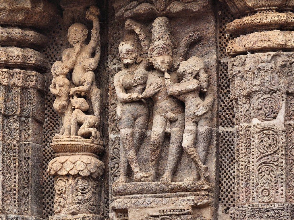 1024x768 Konark Sun Temple, Orissa, India 12 636