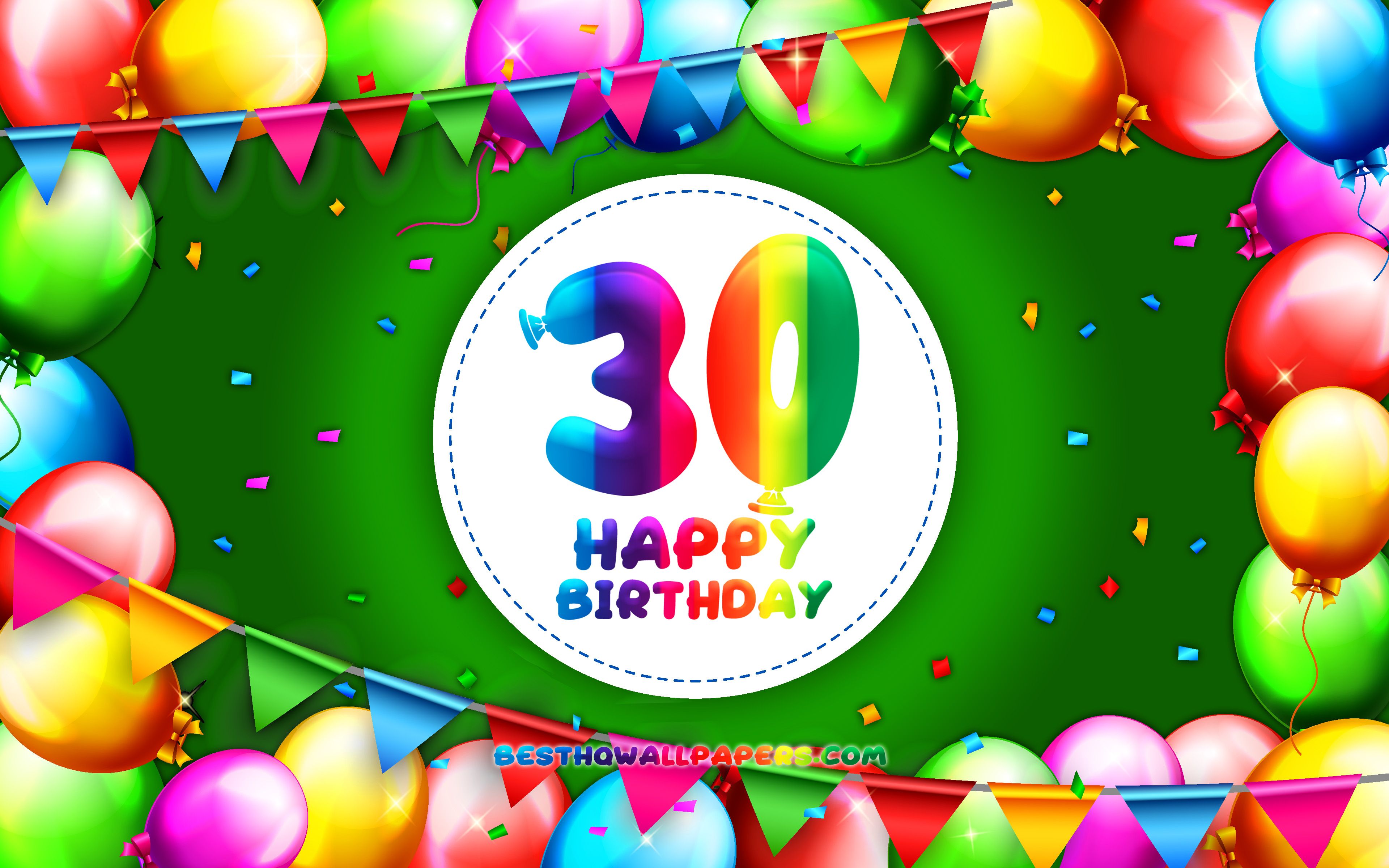 3840x2400 30th Birthday Wallpaper