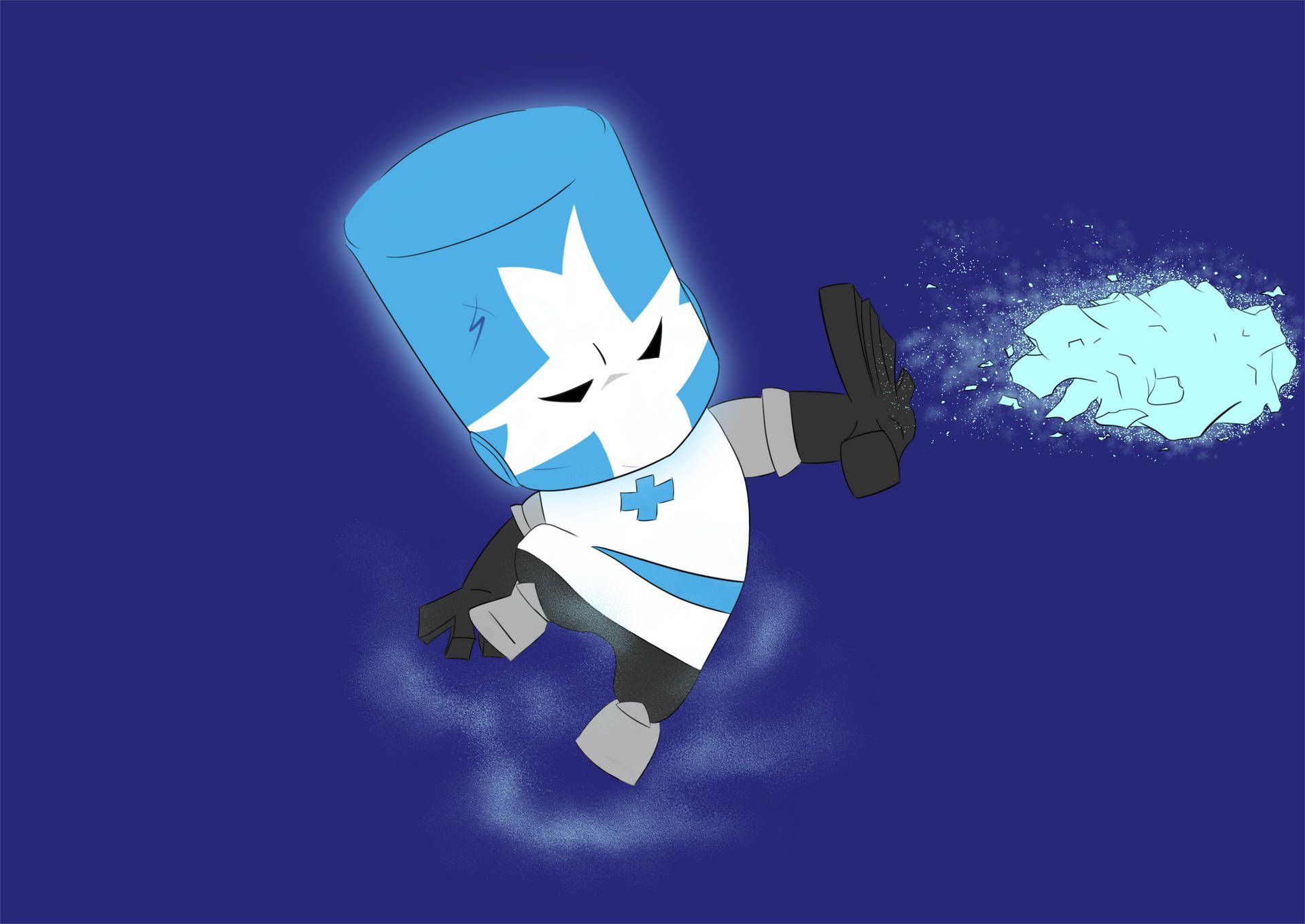 1920x1360 Download Castle Crashers Blue Knight