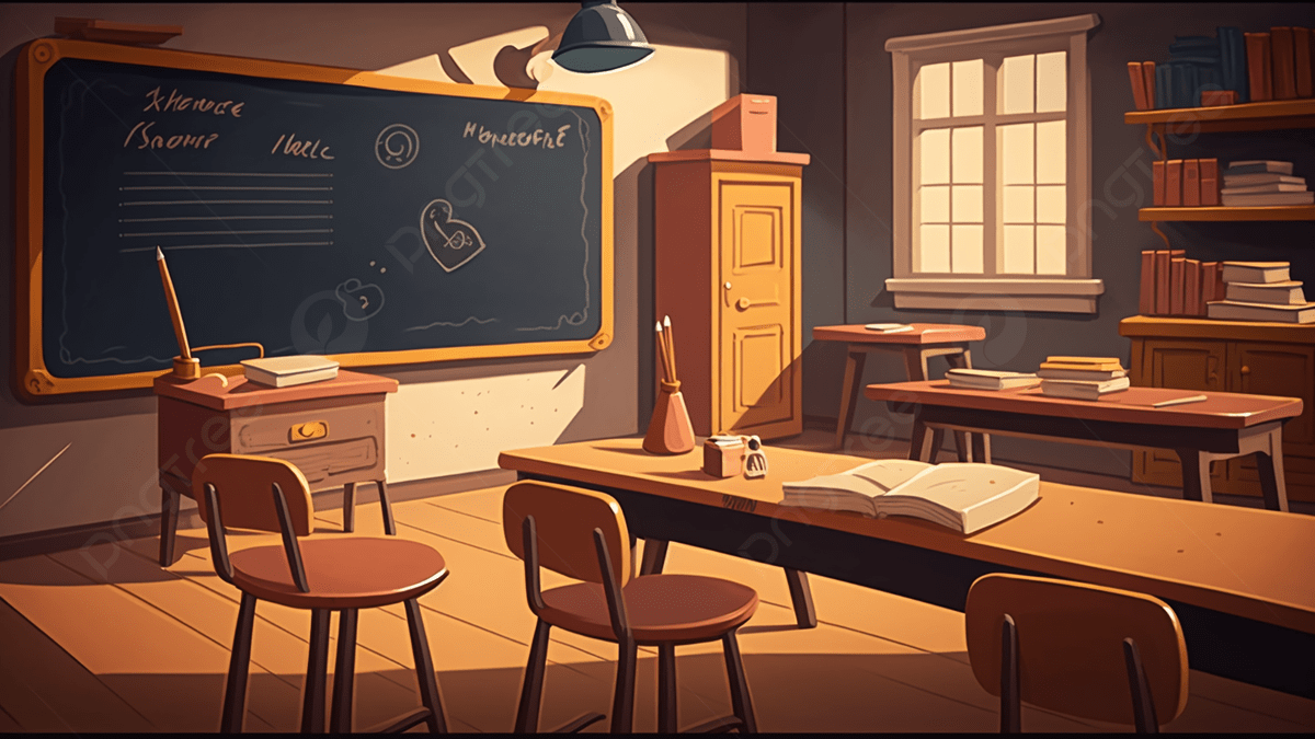 1200x675 Classroom School Cartoon Background