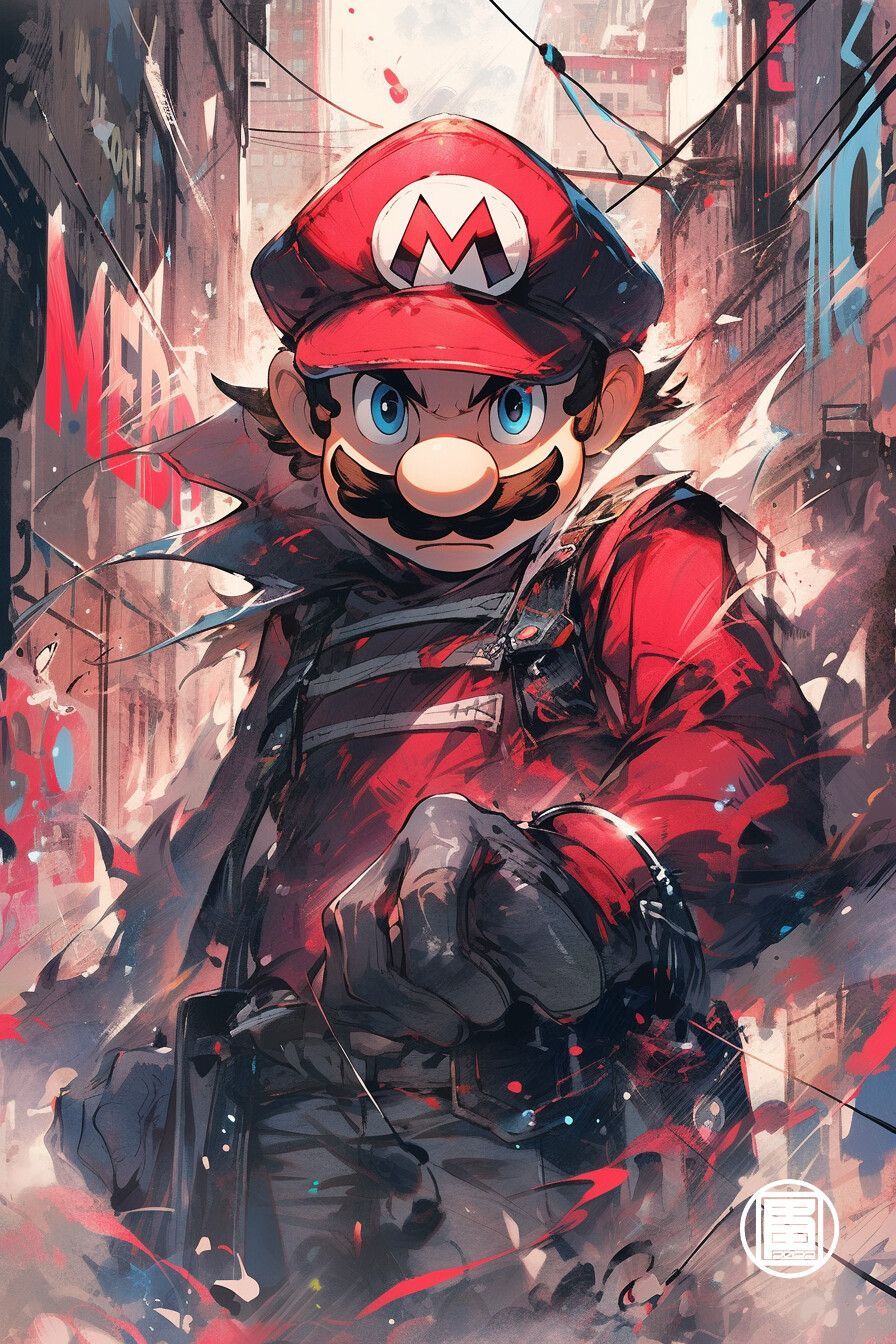 896x1344 Super Mario: Where Retro