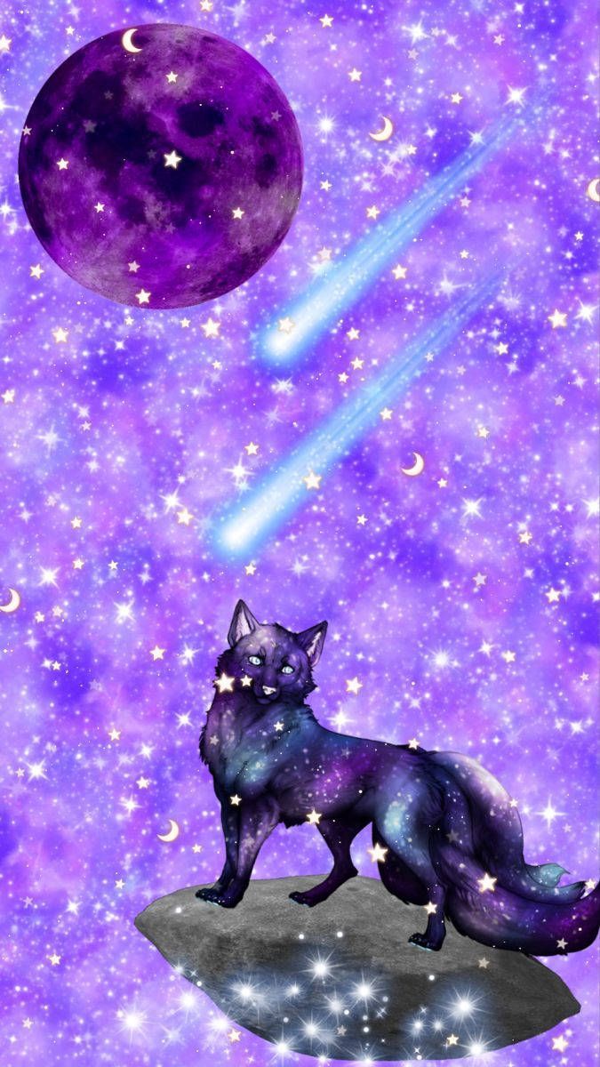 675x1200 Download Lavender Haze Cool Galaxy With