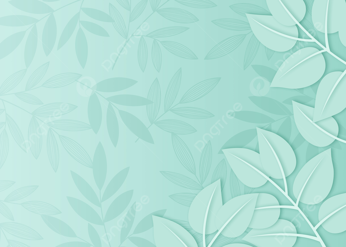 1200x857 Color Elegant Green Cut Paper Leaves