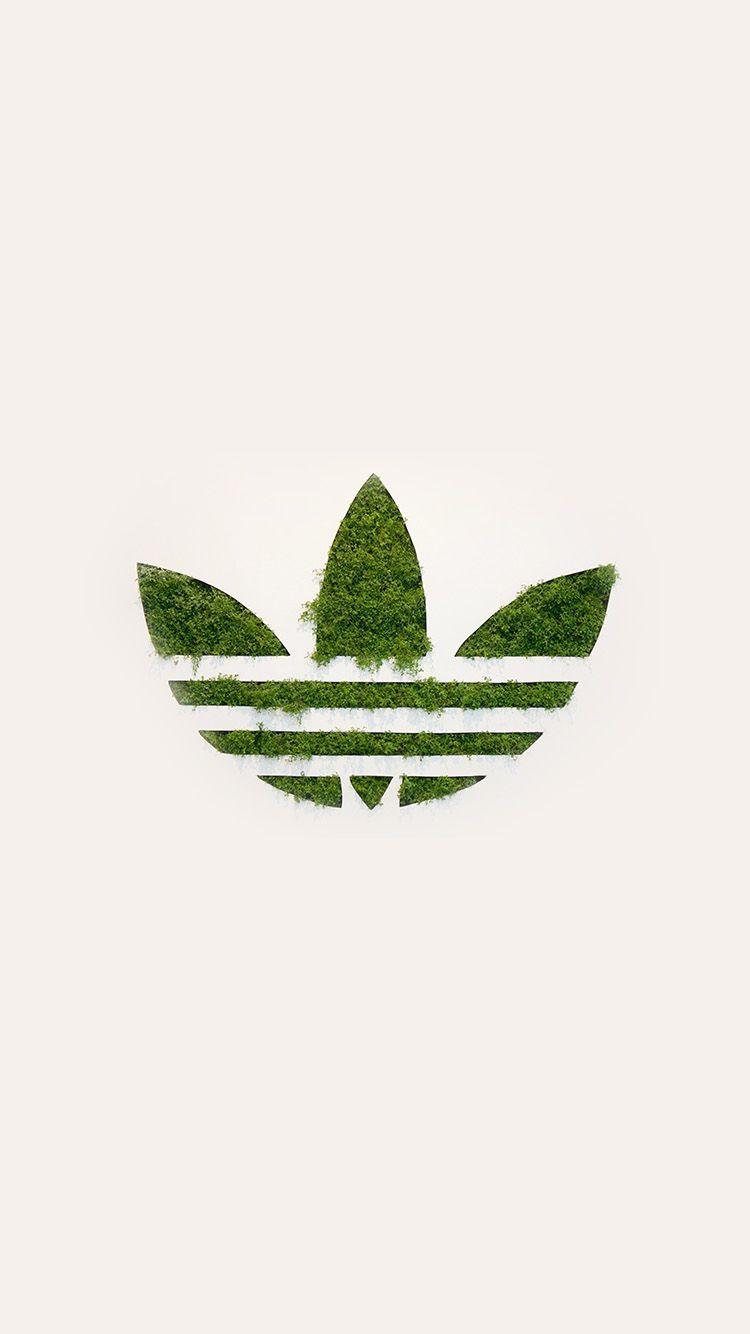 750x1334 ADIDAS LOGO GREEN SPORTS GRASS ART WALLPAPER HD IPHONE. Not