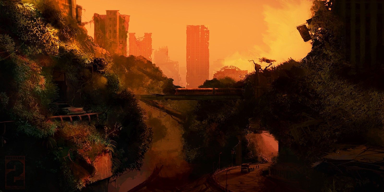 1600x800 apocalyptic, Wasteland Fallout