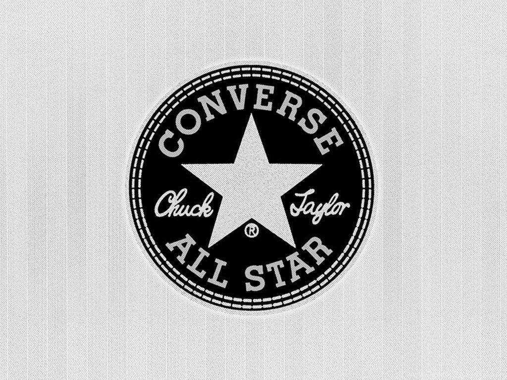 converse logo black