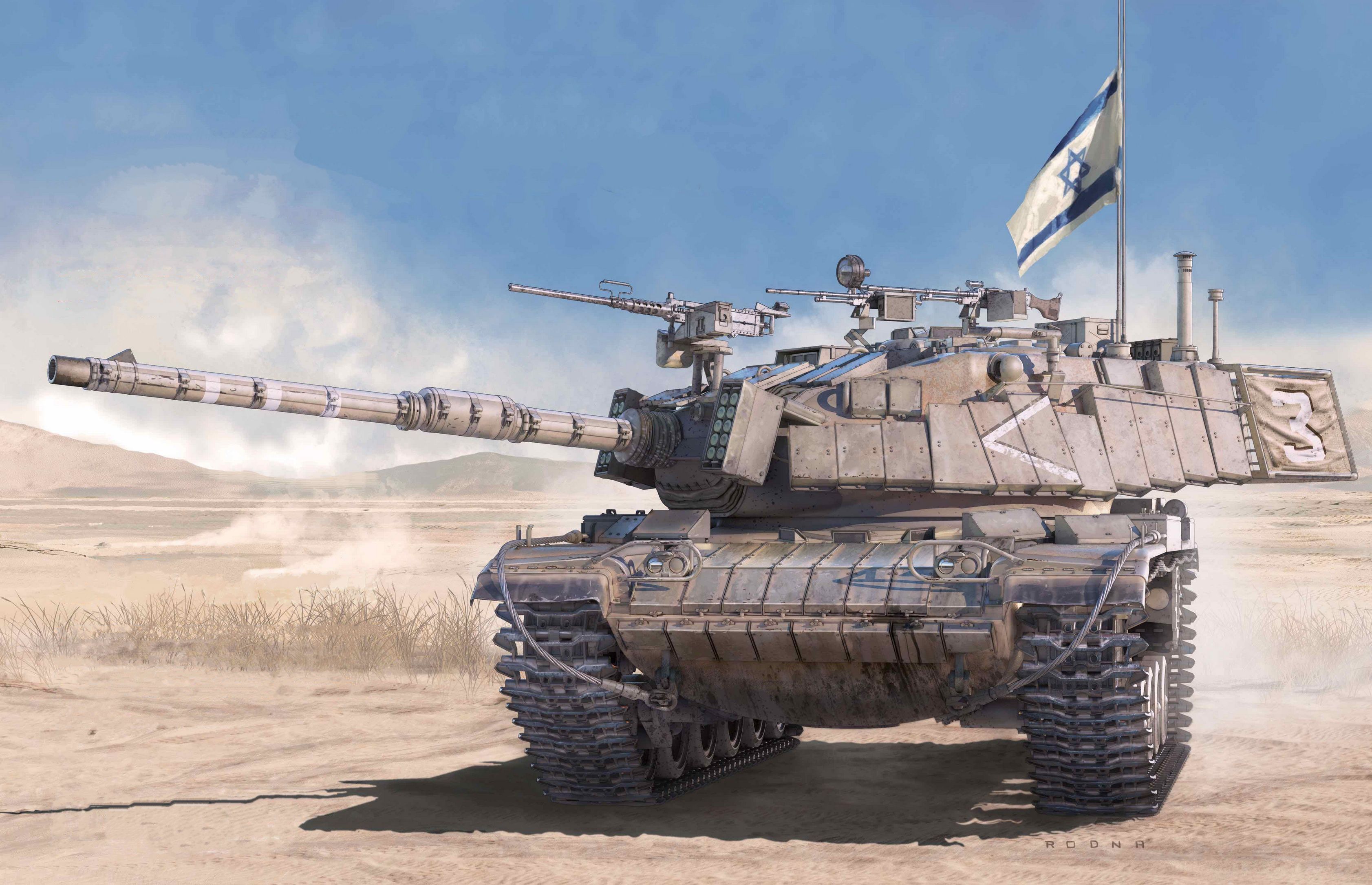 3366x2171 Battle Tank, Magach 6B GAL
