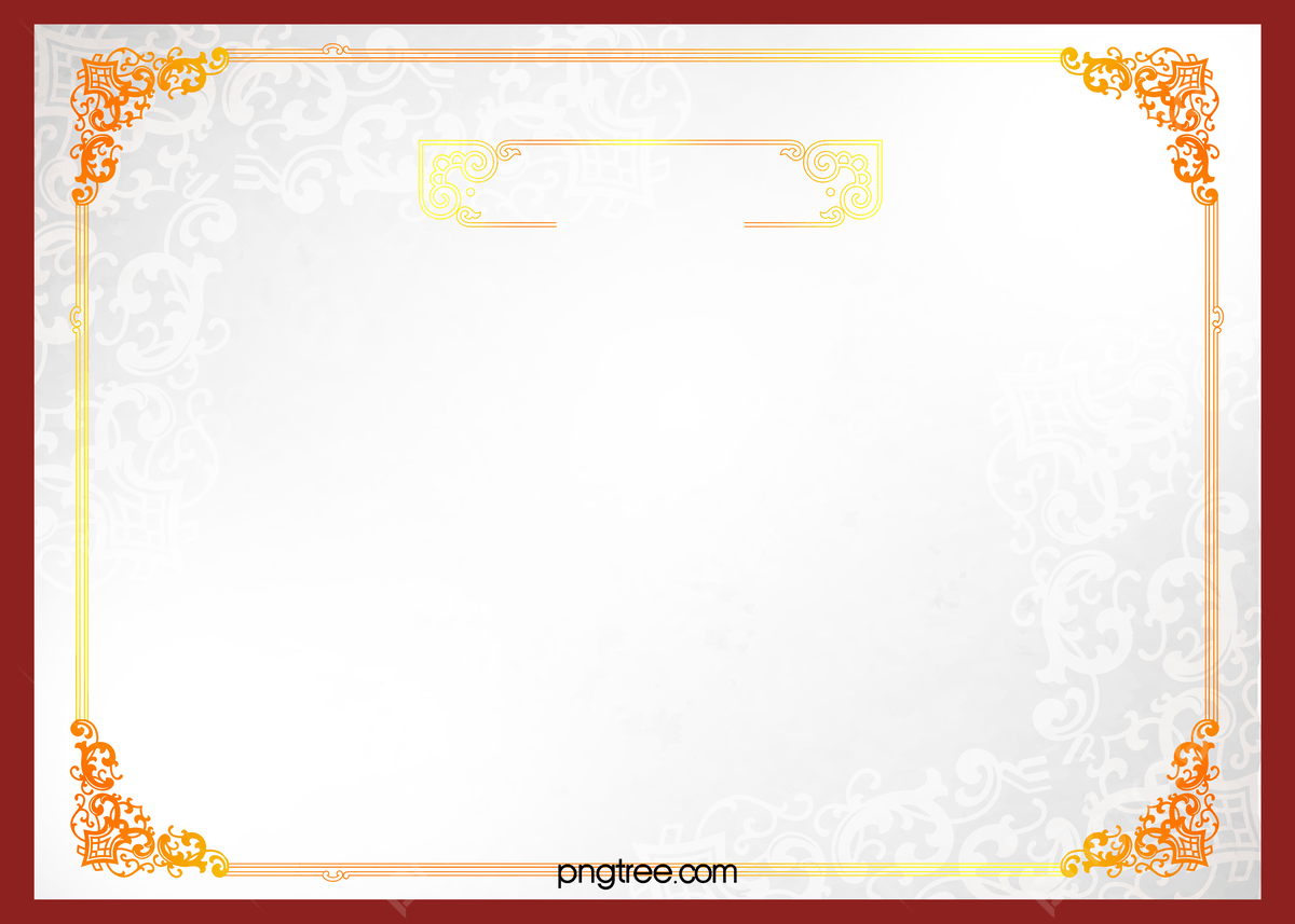 1200x857 Simple European Certificate Border