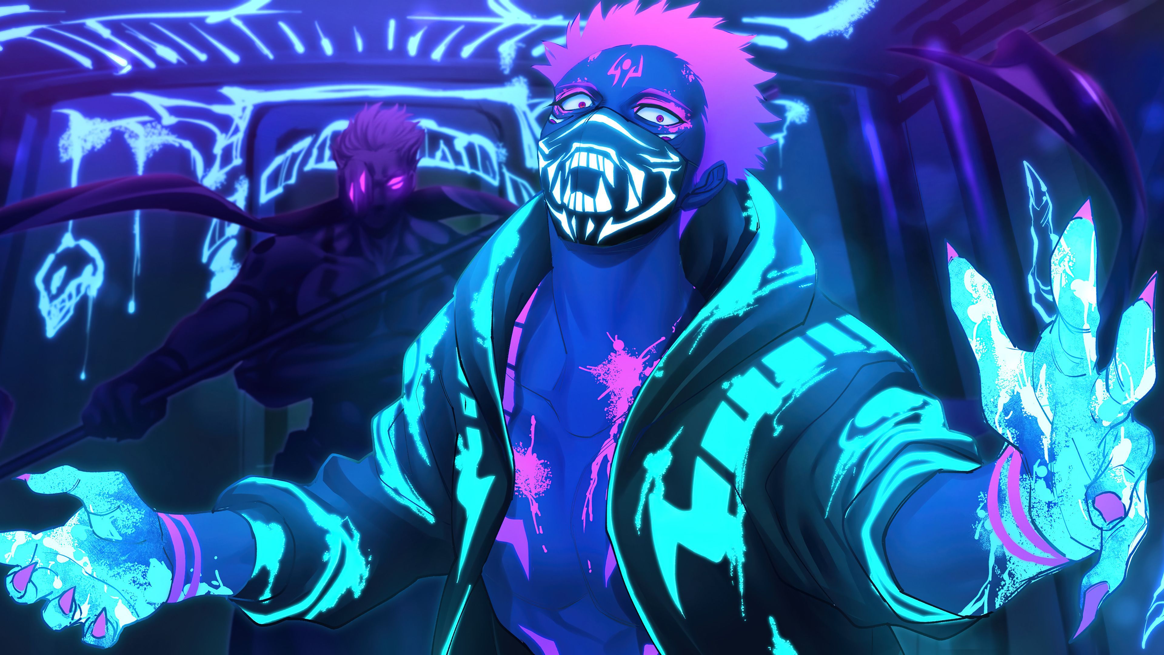 3840x2160 Sukuna Jujutsu Kaisen HD Wallpaper Anime Desktop Background by 呪術ログ3