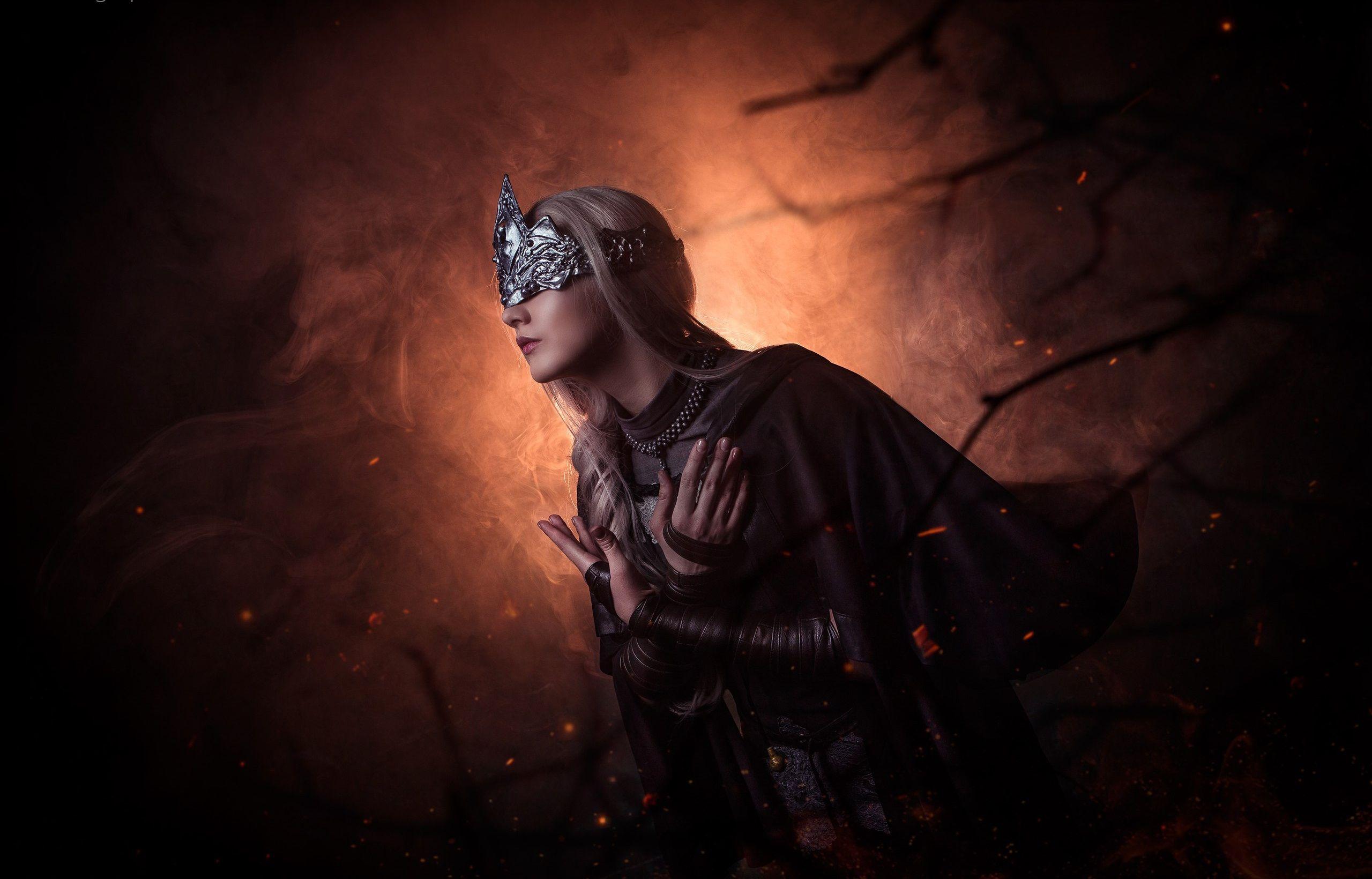2560x1640 Wallpaper Fire keeper, Cosplay, Dark Souls Fantasy
