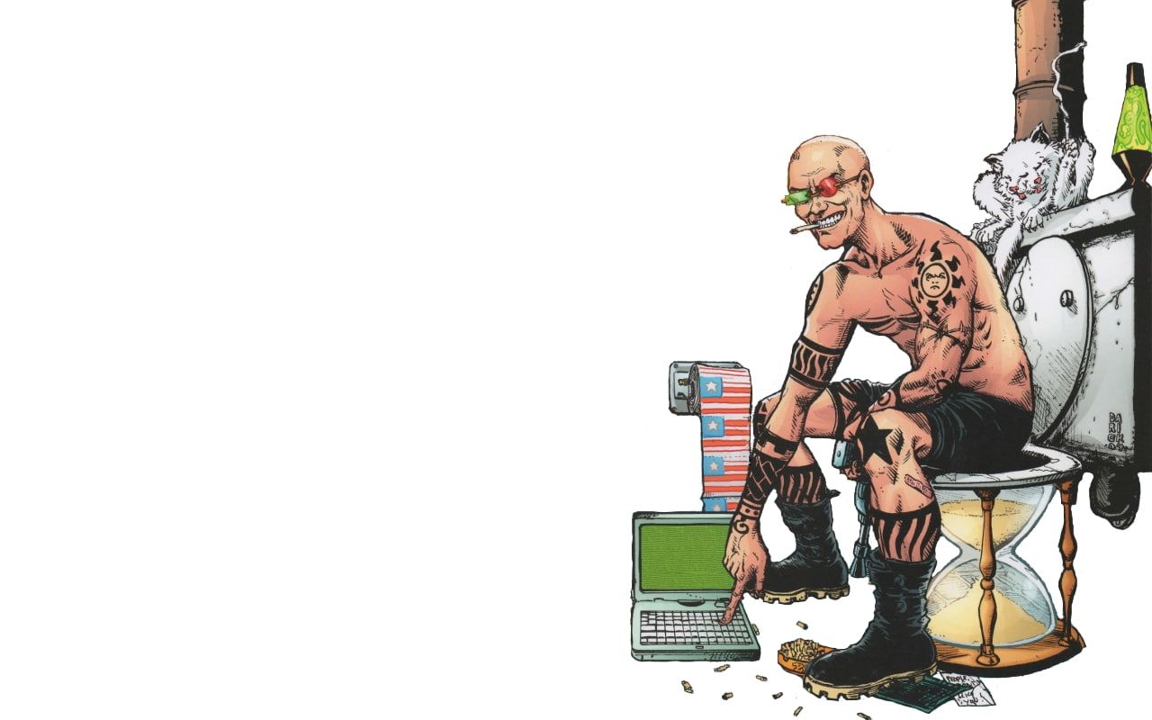 1280x800 Transmetropolitan White HD #cartoon