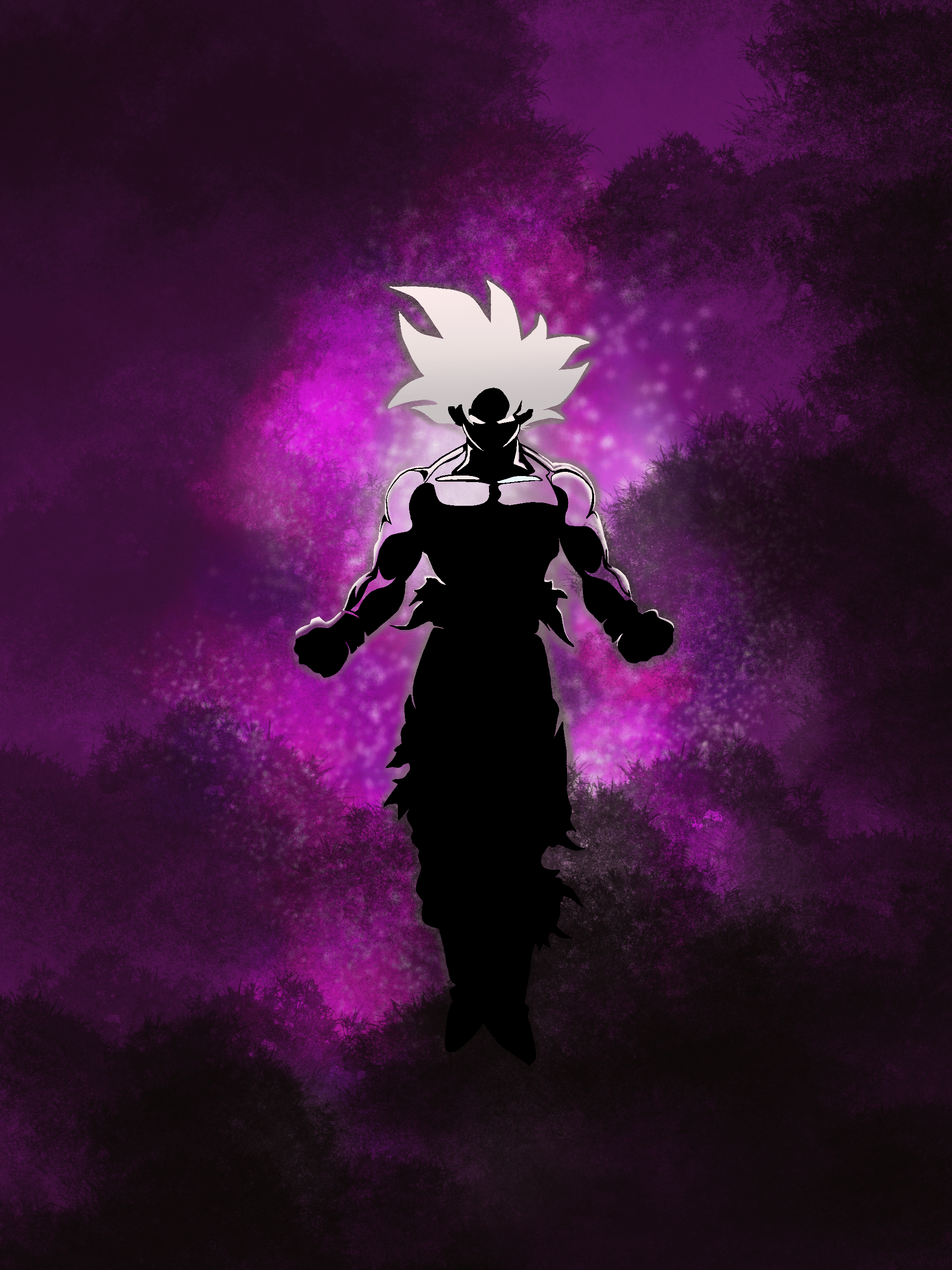 2048x2732 Dragonball Son Goku Purple. Goku