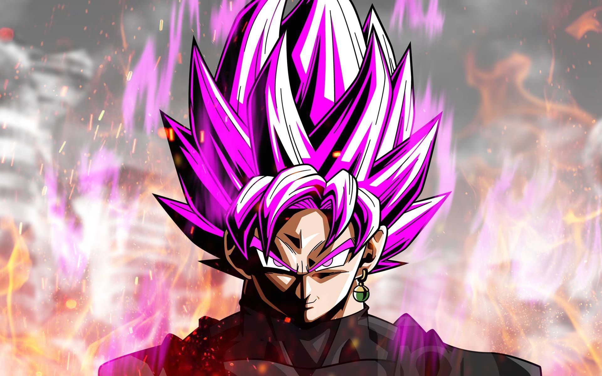 1920x1200 Download Goku Black PFP Purple Hair