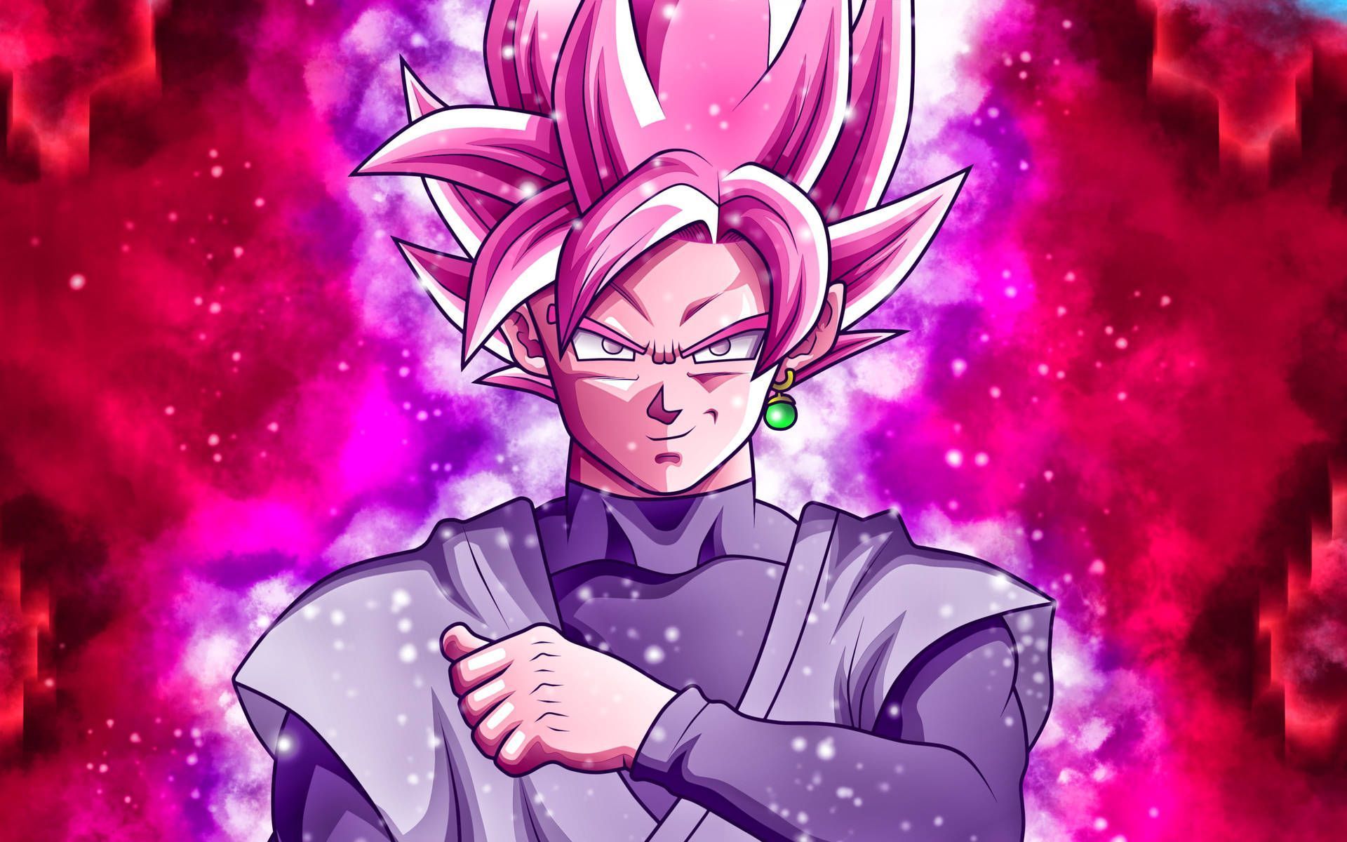 1920x1200 Black Goku Rose 4k Wallpaper Full