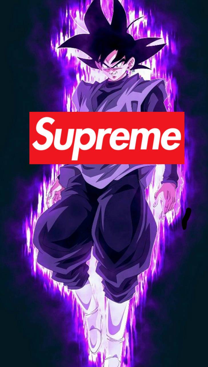 728x1280 Purple Goku Wallpaper