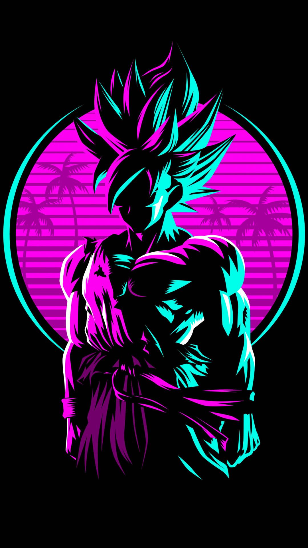 1080x1920 Download free Goku Palm Trees Wallpaper