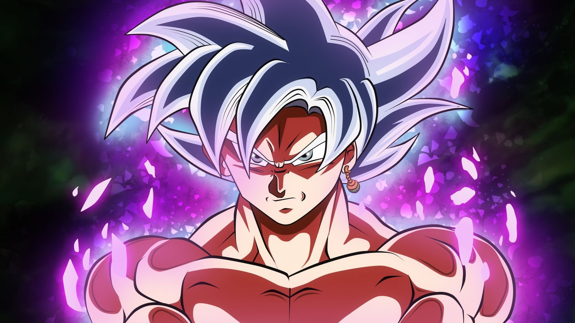 1920x1080 Purple Goku Wallpaper