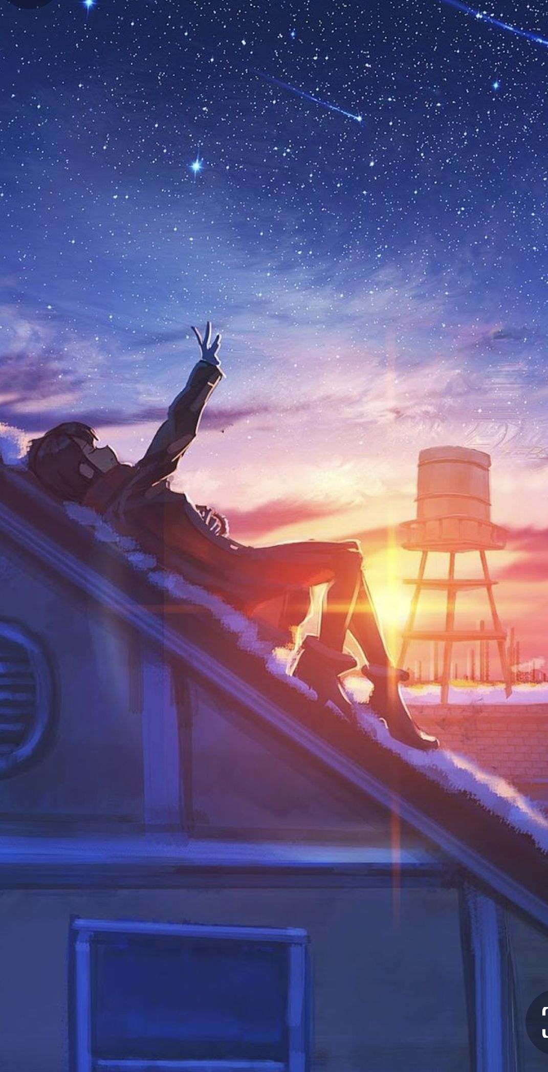 1071x2095 Aesthetic Anime Mobile Wallpaper