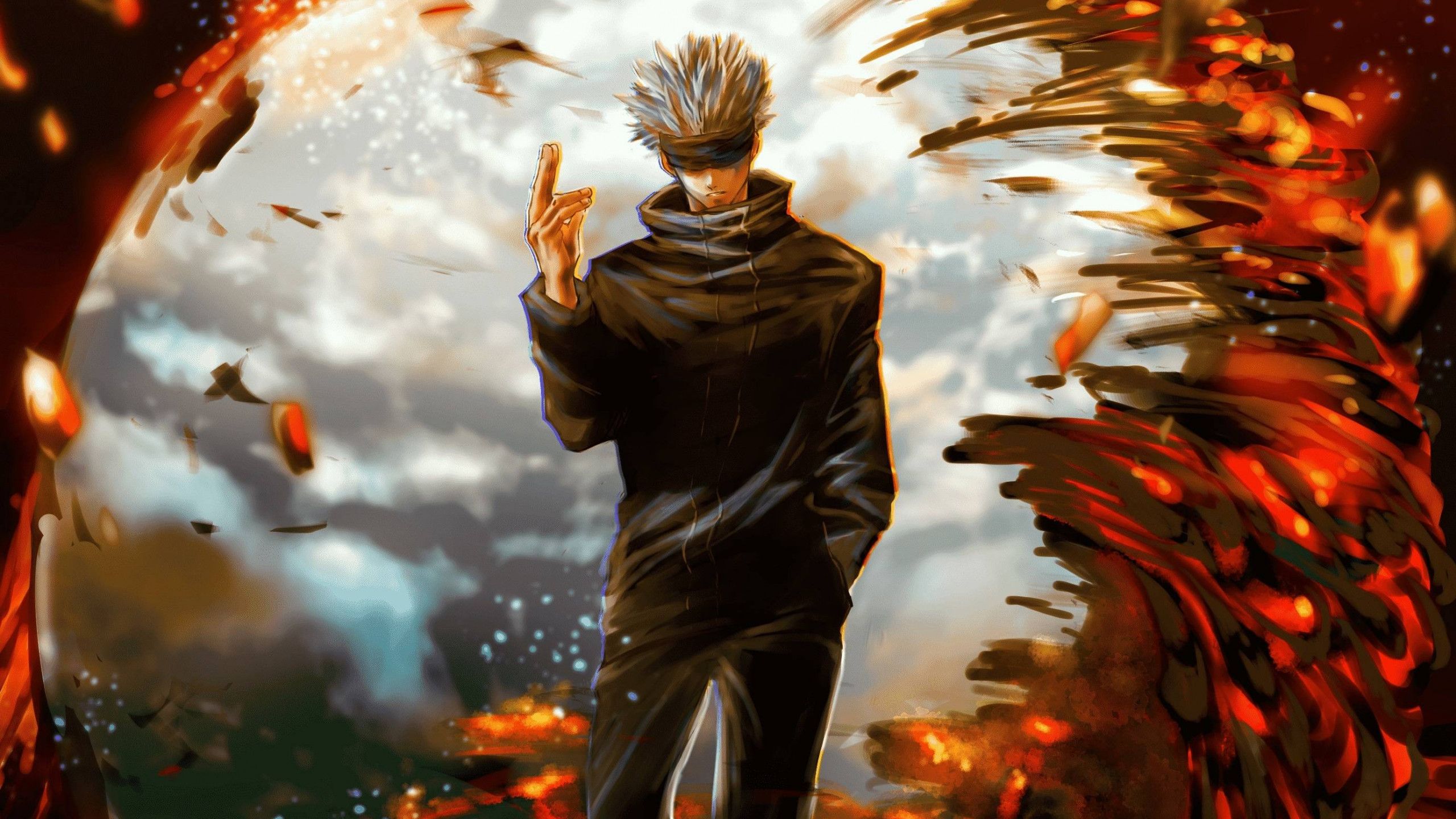 2560x1440 Jujutsu Kaisen HD Desktop Wallpaper