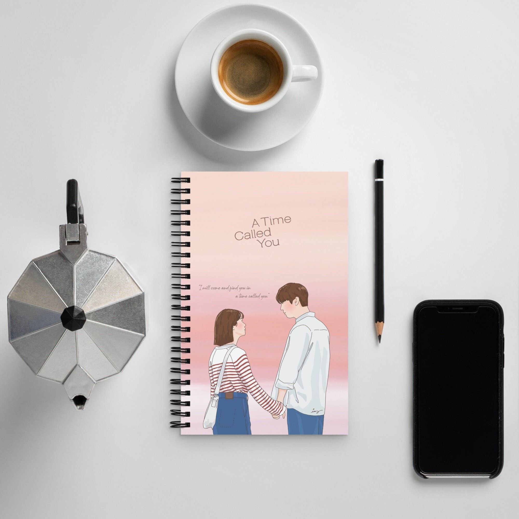 2000x2000 Kdrama Spiral Notebook 140 Dotted Pages