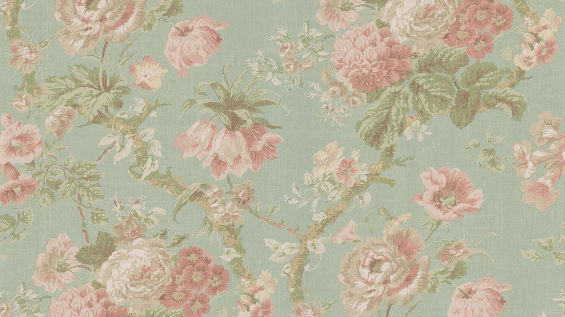 vintage flower computer backgrounds