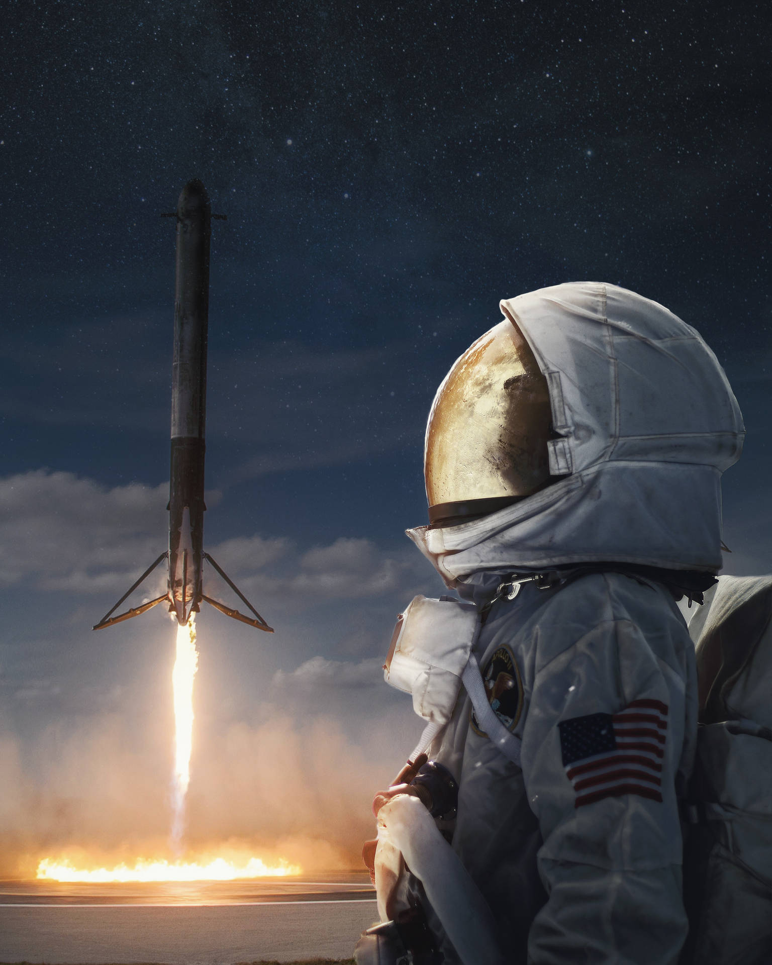 1536x1920 Download Rocket Wallpaper for FREE