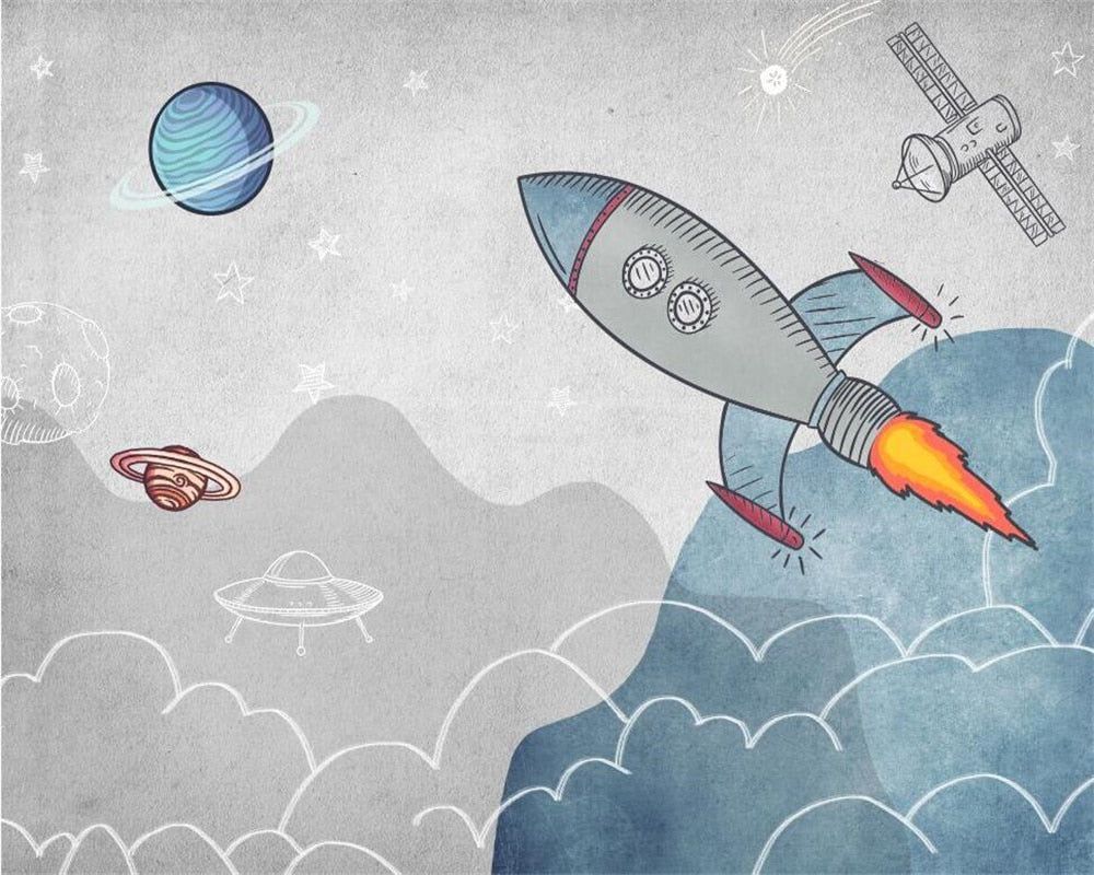 1000x800 Abstract Rocket In The Space Wallpaper