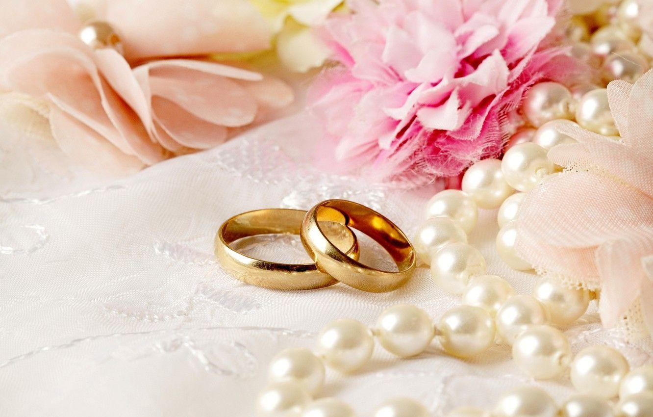 1332x850 Wallpaper flowers, ring, wedding, flowers, background, ring