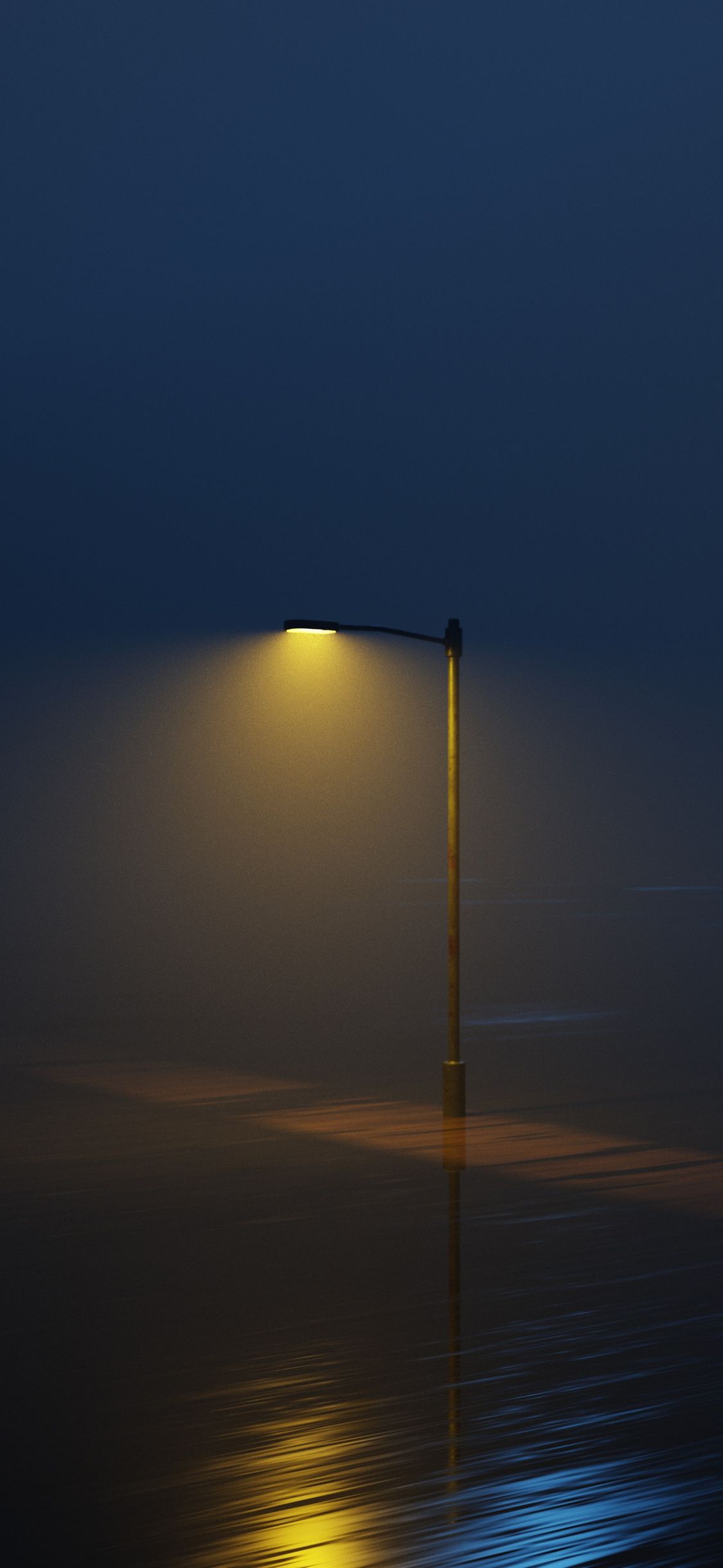 1125x2436 Road lamp, Light, Fog, Flashlight