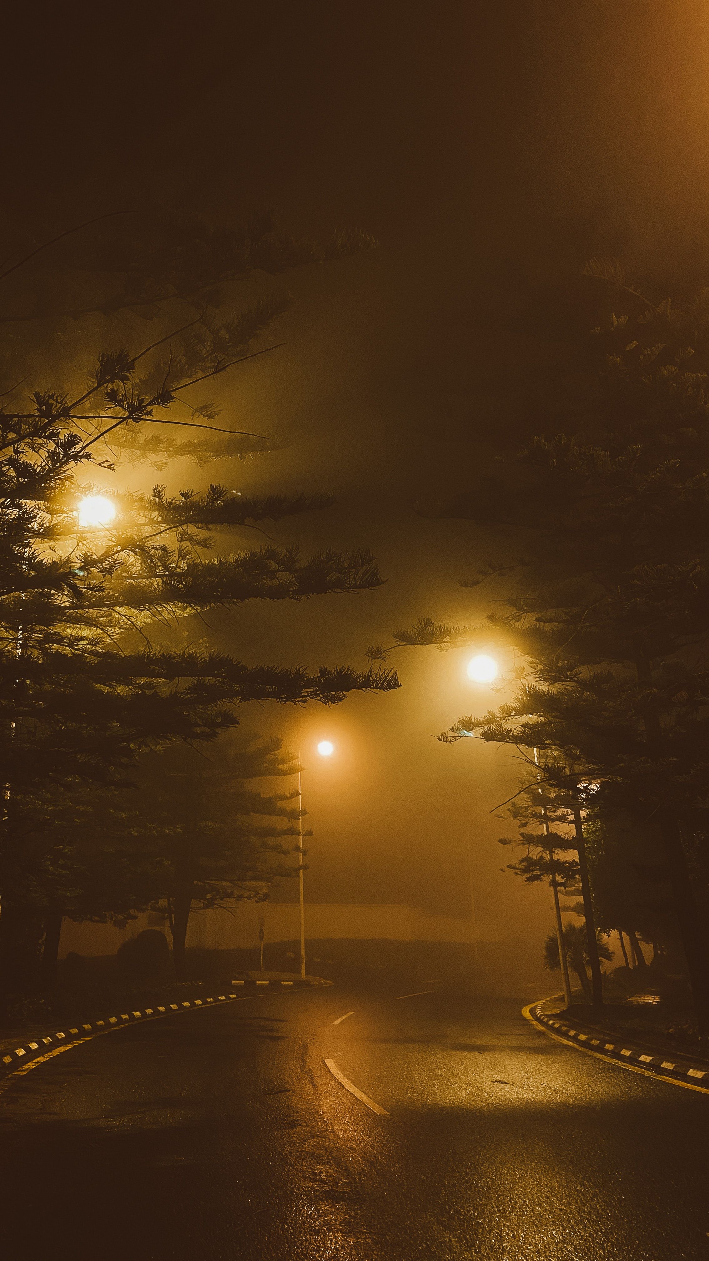 2268x4032 Mobile wallpaper: Street, Lamp, Road