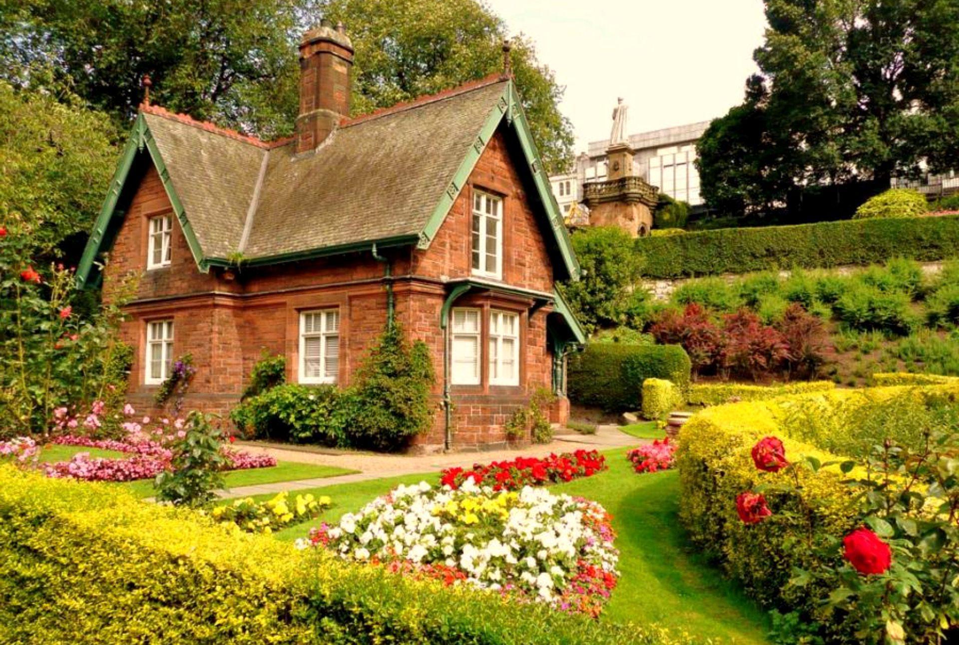 1920x1292 Japanese Front Yard Landscape Picture Garden HD Wallpaper