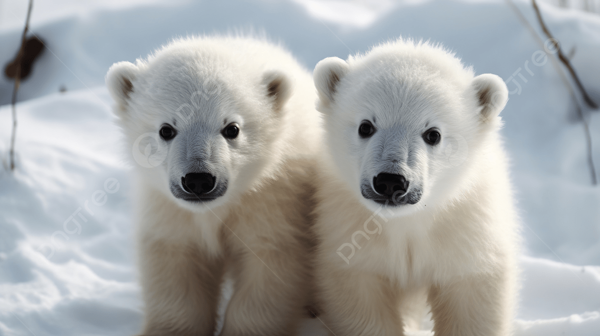 1200x673 Polar Bear Babies Wallpaper HD