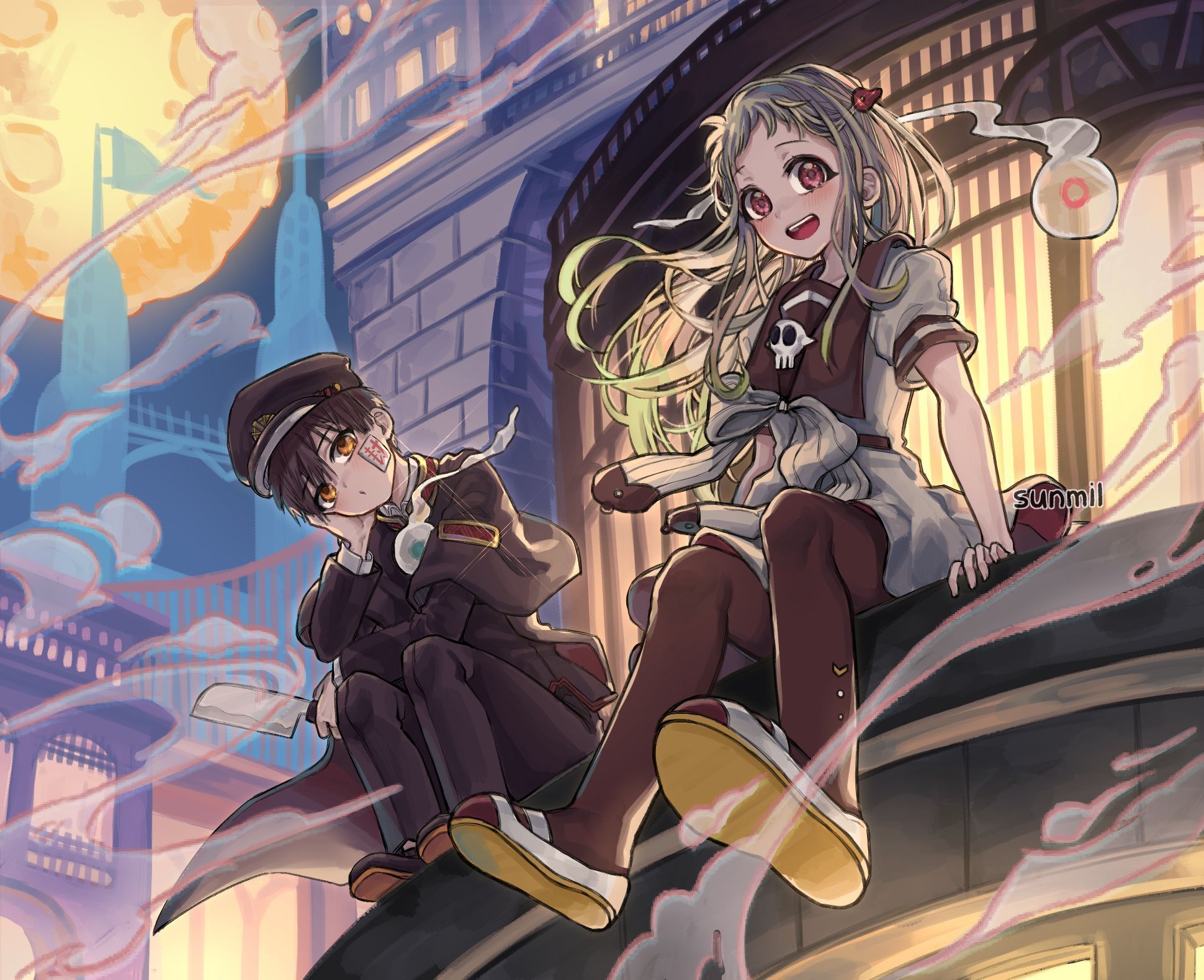 1940x1580 Anime Jibaku Shounen Hanako Kun HD