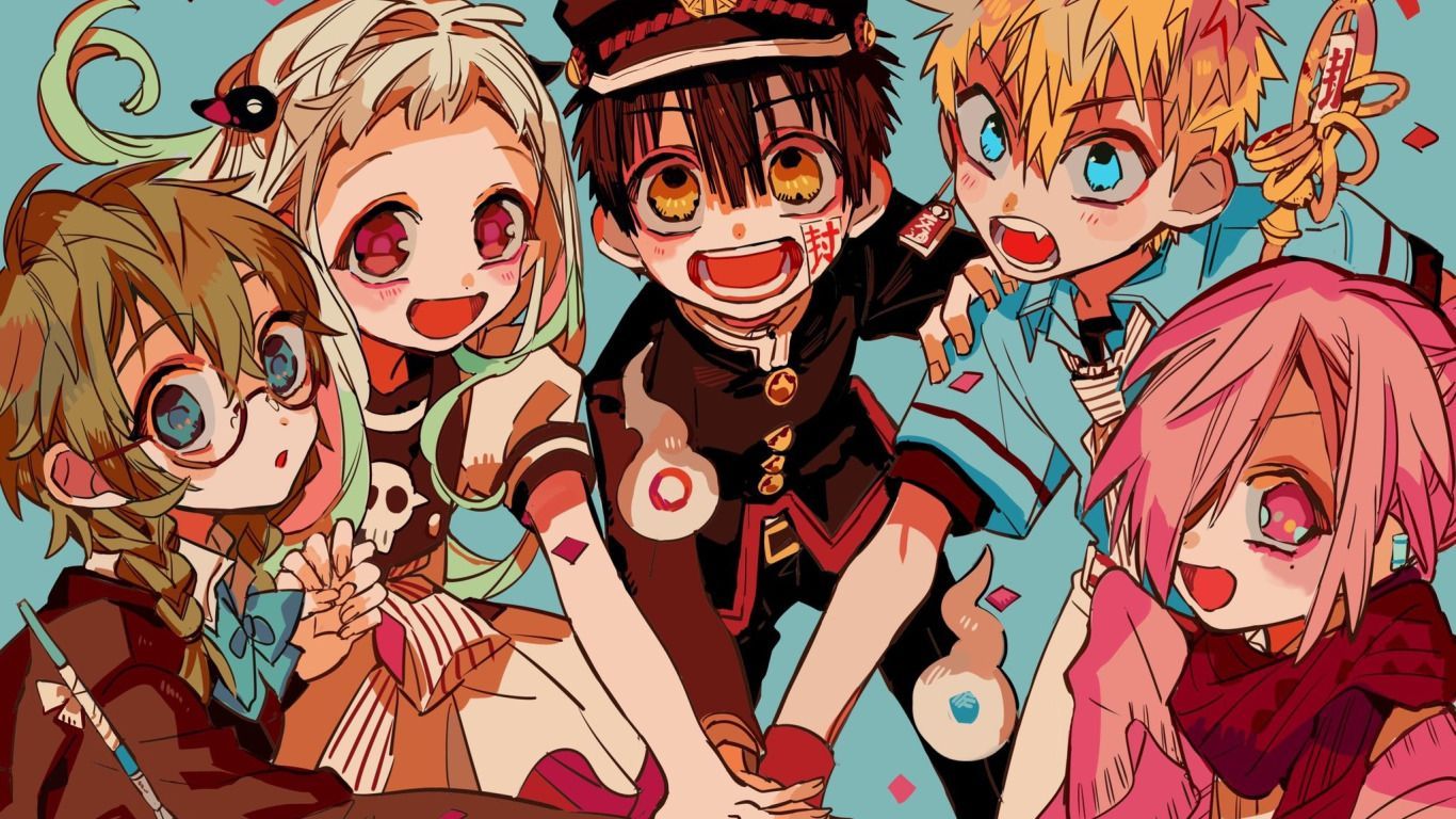 1366x768 Download wallpaper anime, art