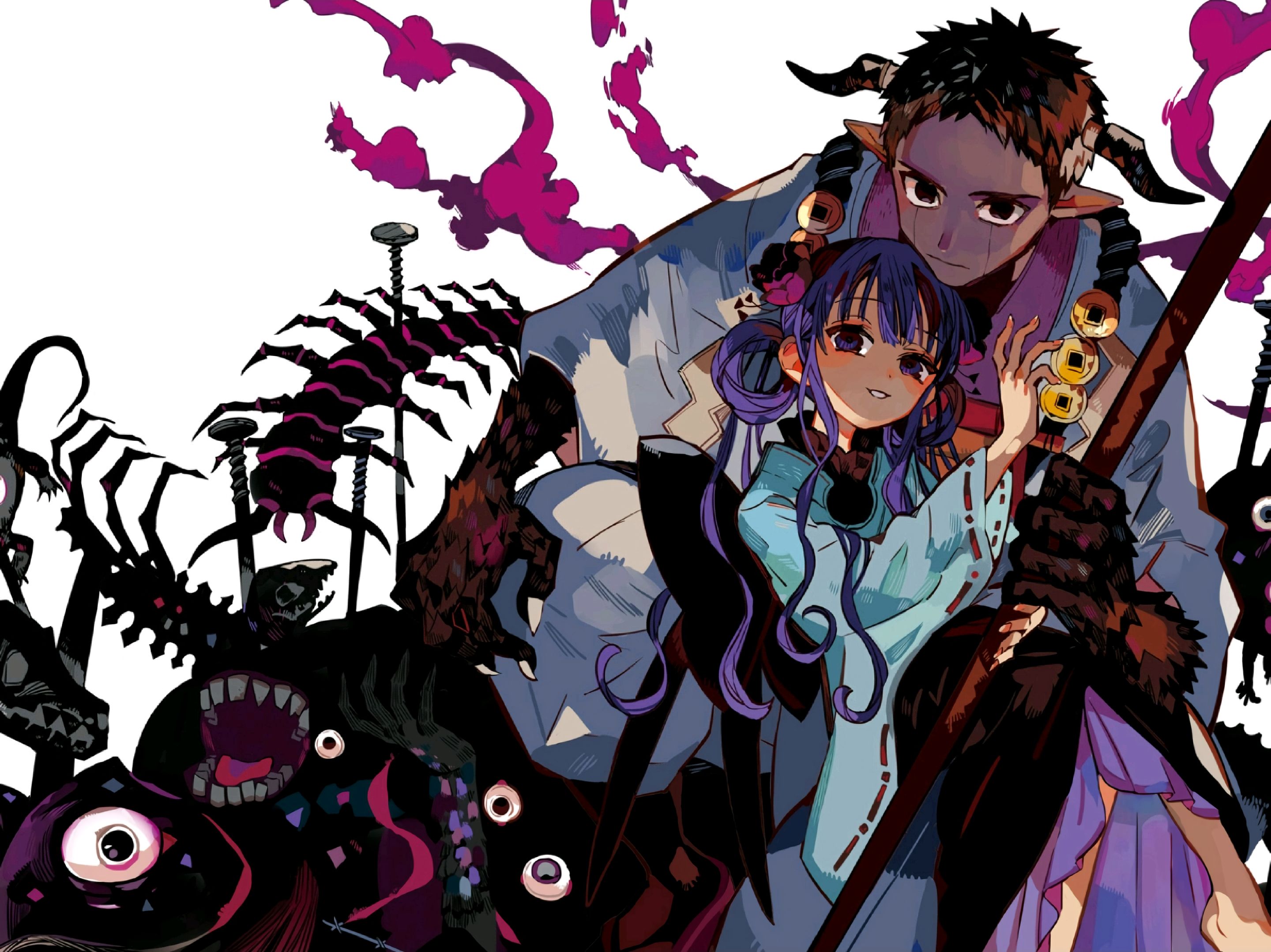 2880x2158 HD desktop wallpaper: Anime, Jibaku