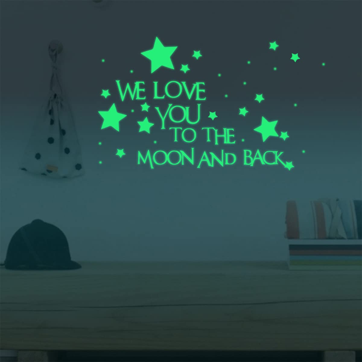1200x1200 Nursery Wall Decals Glowing Words