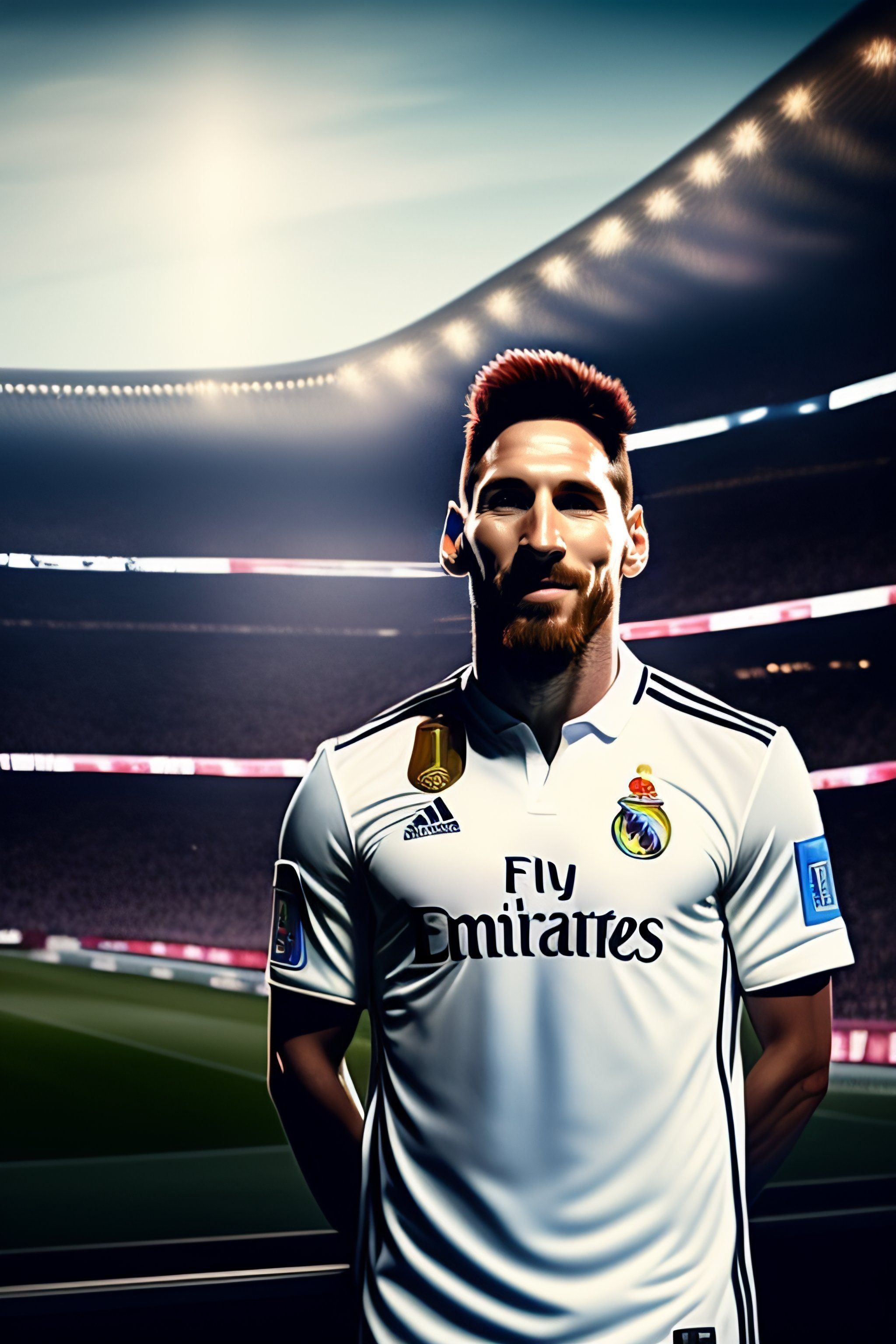 2048x3072 Lexica with the real madrid jersey