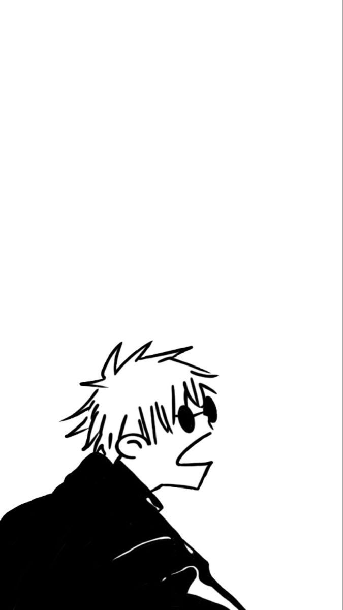 675x1200 Gojo Satoru Jujutsu kaisen manga wallpaper