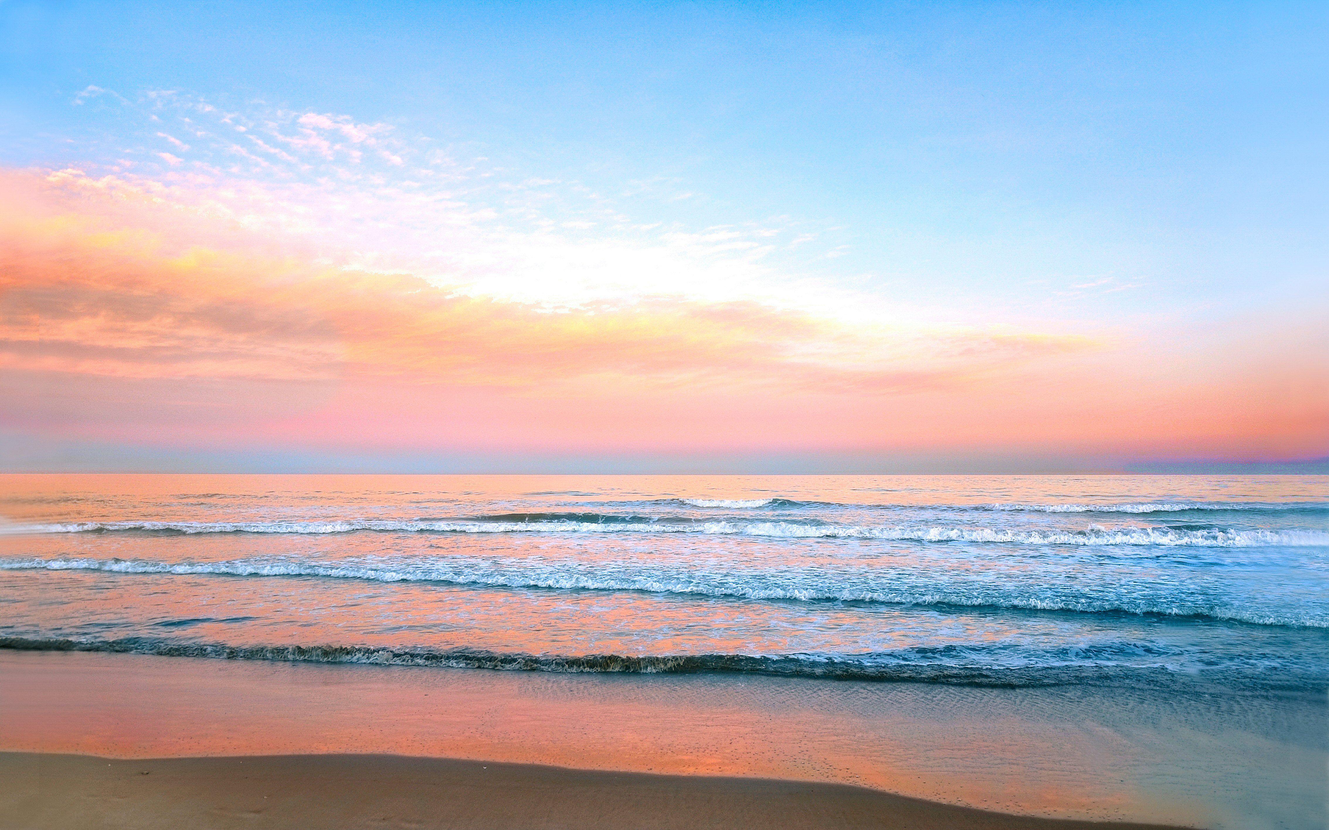 Pastel Beach Sunset Desktop Wallpapers - Top Free Pastel Beach Sunset
