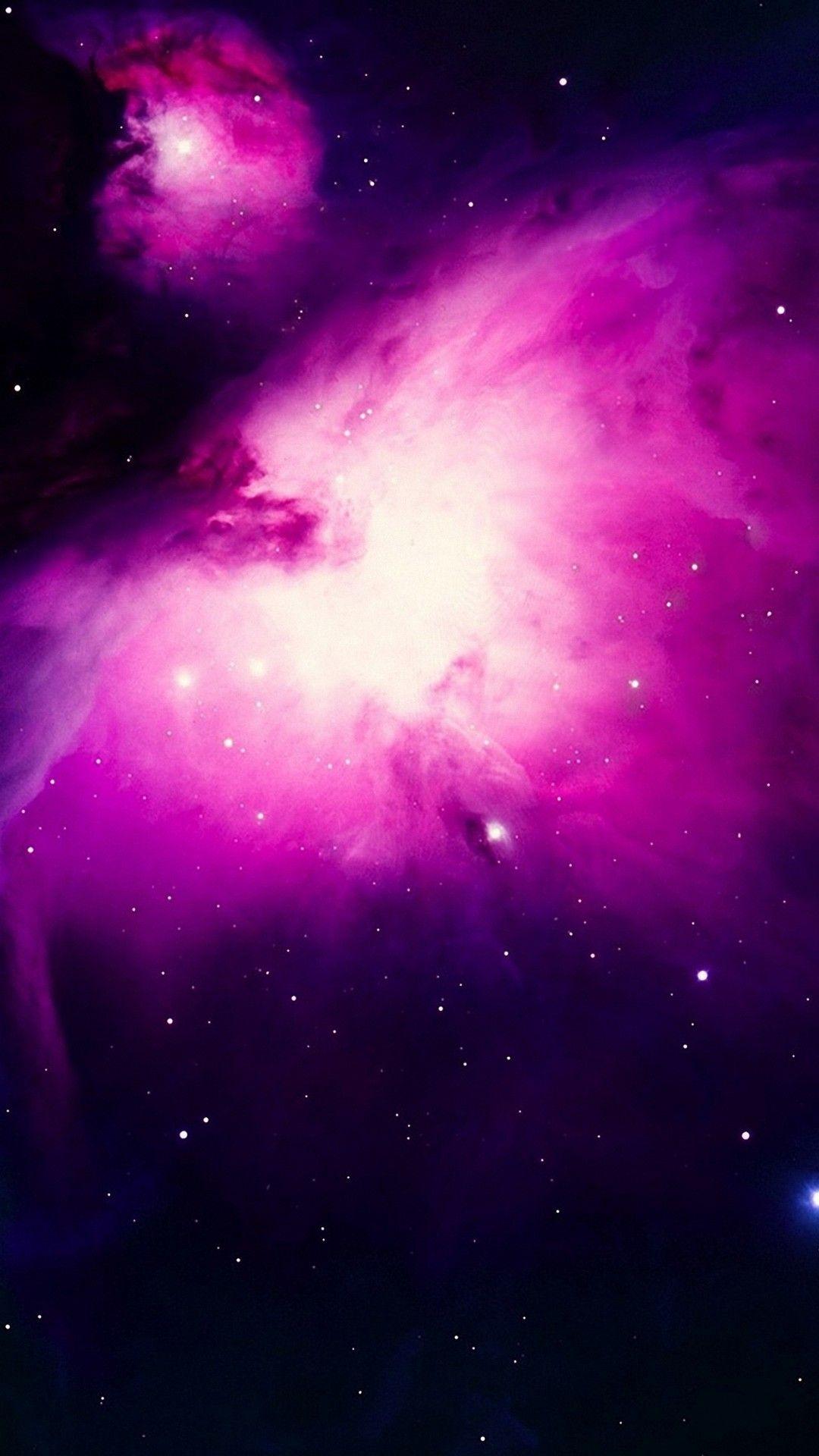Hình nền 1080x1920 Pink Galaxy