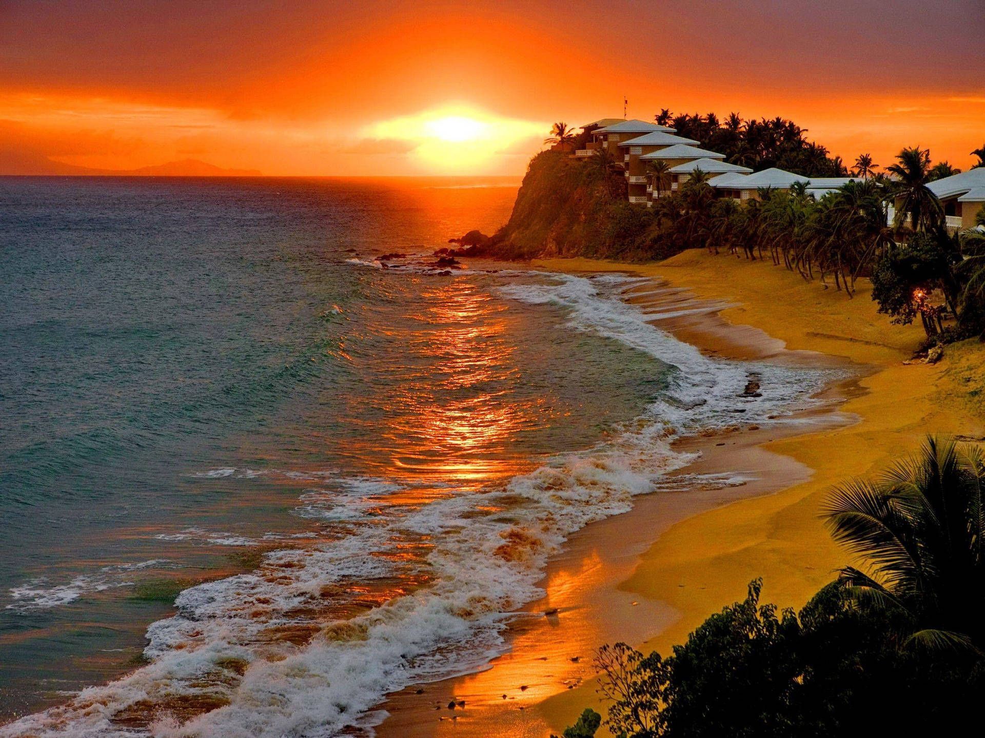 1920x1440 Download free Sunset At Barbuda