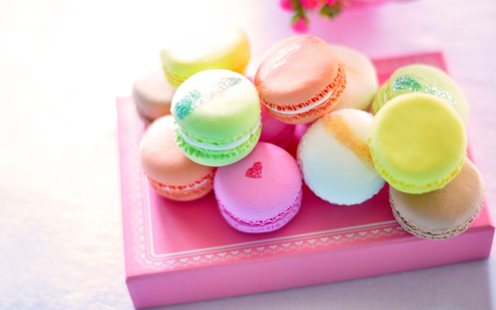 1920x1200 Colorful Macarons Wallpaper